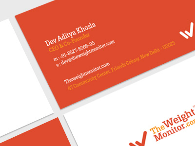 TWM Biz Card branding logo stationary