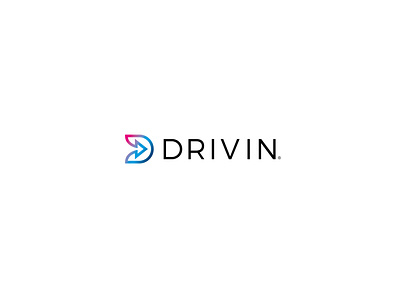 DRIVIN arrow brand branding d design drive ecom icon logo mark