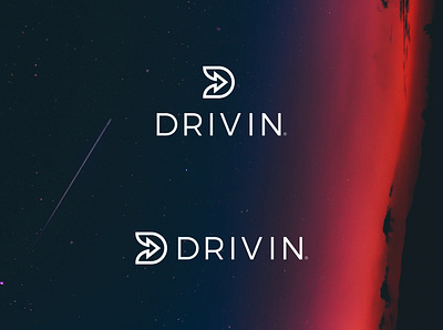 DRIVIN arrow bike brand branding d design icon logo mark