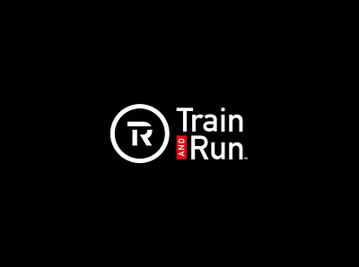 Train&Run app brand branding fit fitness fitness app icon logo mark run train