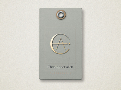 Christopher Allen a brand branding c icon logo mark photographer