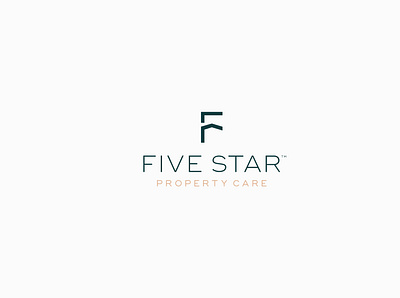 Five Star brand branding design f five icon logo mark property realestate star