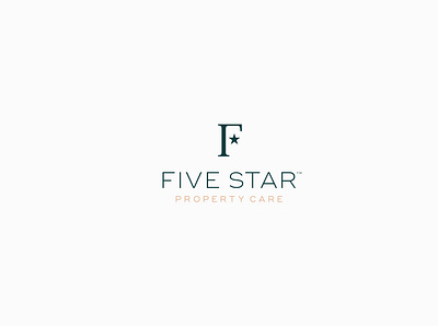 Five Star architecture branding building care design f five icon logo mark property realestate star