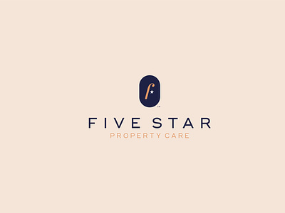 Five Star architecture branding building care design f five icon logo mark property realestate star