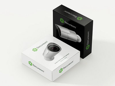 Secureom alexa brand branding camera design home icon logo mark packaging security smart