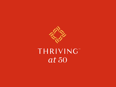 Thriving 50 brand branding consultancy design energy icon logo mark stationary thrive