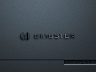 WINGSTER app brand branding design gaming icon logo mark technology wing