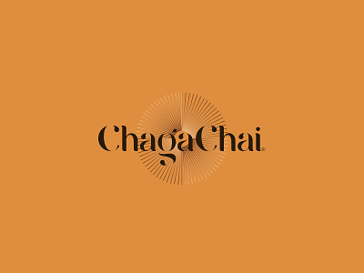 Chaga Chai brand branding chaga chai design icon logo mark packaging stationary tea