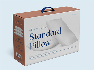 Solara box brand branding design ecom icon logo mark packaging pillow stationary ui