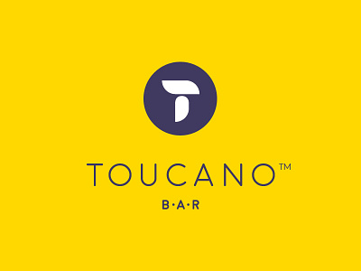 Toucano bar bird branding logo