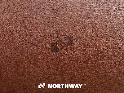 Northway - Leather adventure branding himalayas logo north travel