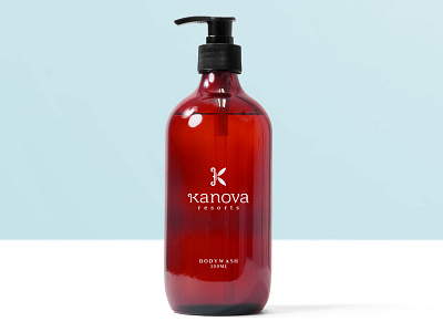 Kanova Resort Packaging - Bath Set boat branding k kerala leaves logo resort sea