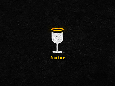 Dwine devine fun god halo logo wine