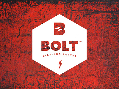 Bolt (Hexa) bolt branding lighting logo rental