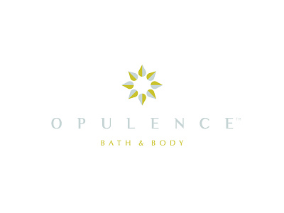 Opulence - Concept 2 bath body branding life logo