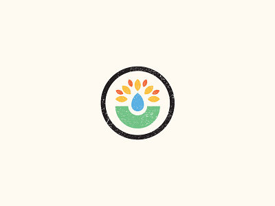 Sun Ray + Water + Earth earth icon logo mark ray sun water