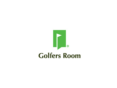 Golfers Room club door fun golf golfers logo room