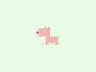 Pig Icon animal icon logo pig