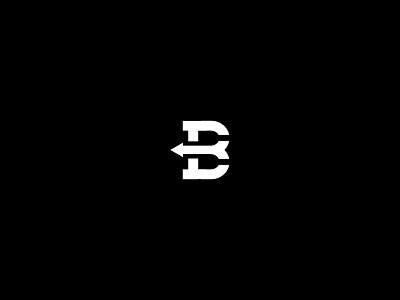 B + Arrow arrow b bow icon logo mark