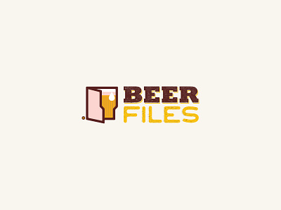 Beer Files beer files logo negativespace