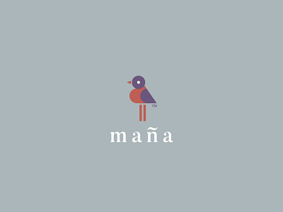 m a ñ á bird life logo mark morning