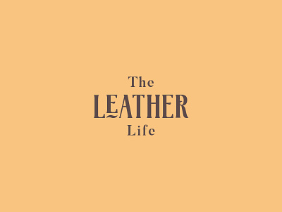 The Leather Life by Maskon Brands on Dribbble