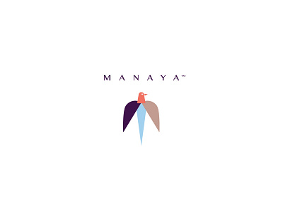 Manaya New bird fabric logo m