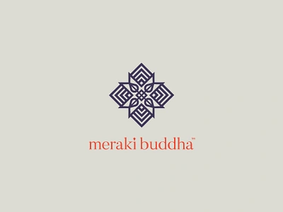 Meraki Buddha brand branding buddha channel logo mandala online youtube