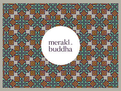 Meraki Buddha - Texture brand branding buddha channel logo mandala online youtube