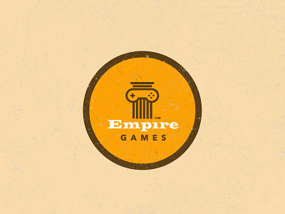 Empire Games app branding empire game games logo pillar