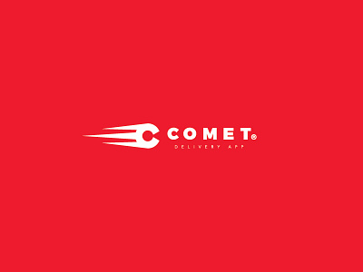 Comet - Delivery App app branding c cap comet delivery icon logo mark