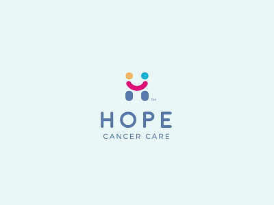 Hope Cancer Care h health hope logo med medication smile