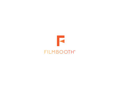 FILMBOOTH booth f film light logo mark movies production