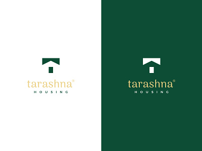 Tarashna Housing branding finance house housing logo t