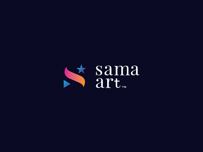 Sama Art art branding film logo play production s star