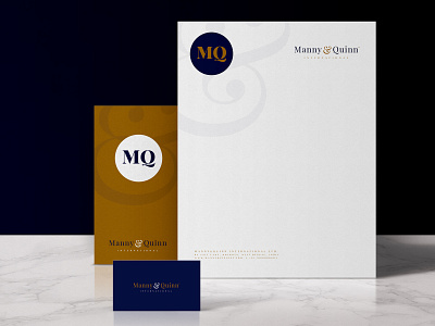 Manny & Quinn Branding branding branding agency cards clothing fashion stationary