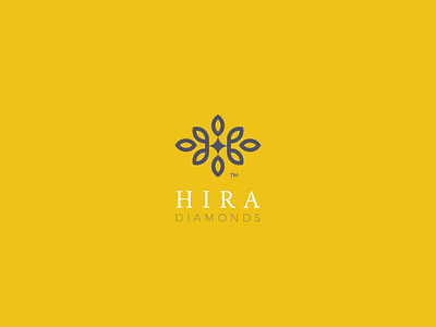 H I R A branding dimonds h logo mark store