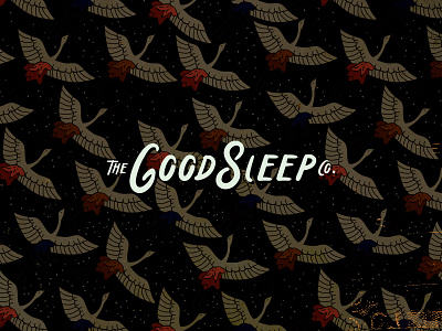 The Good Sleep Company brand branding good illustration logo mark sleep