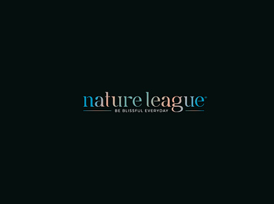 Nature League brand branding cosmetics design illustration logo nature soap type typeface