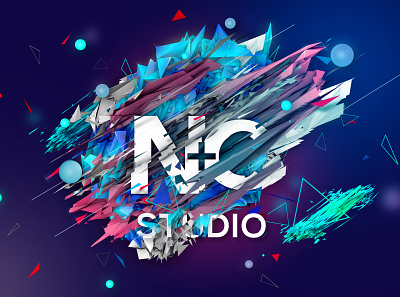 N+C Studio Poster 3d brand branding design designer graphics logo malta poster