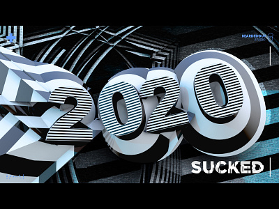 2020 SUCKED 2020 3d advertising brand branding c4d design designer graphics logo malta poster suck ui