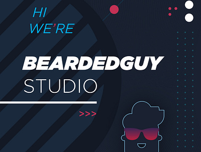 Bearded Guy Studio 3d advert advertising bearded brand branding design designer digital graphics guy logo malta print studio ui webdesign