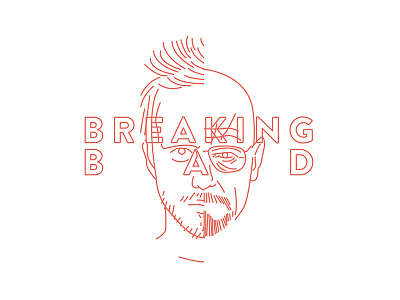 Breaking Bad breaking bad clean face line art minimalism