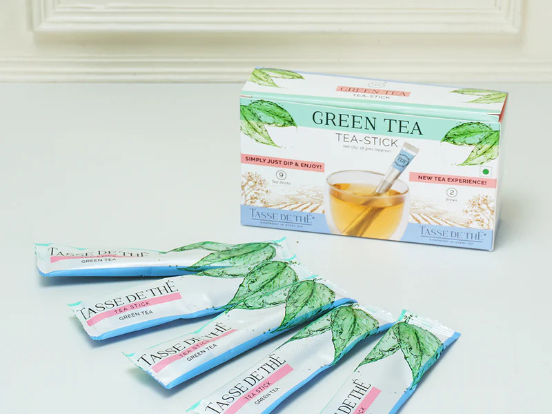 Green Tea Stick (Pack of 9 individually wrapped tea stick) by Reshma Patil on Dribbble