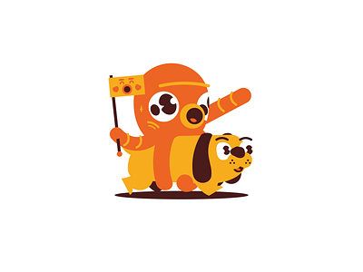 Takos Best Friend animal art character design cute design dog graphic illustration illustrator tako vector video games