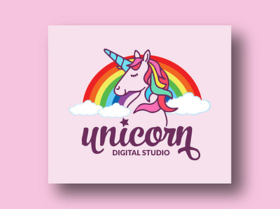 UNICORN branding design graphic design illustration logo typography