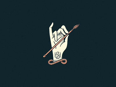 Steady Hand Icon hand icon illustration logo monogram