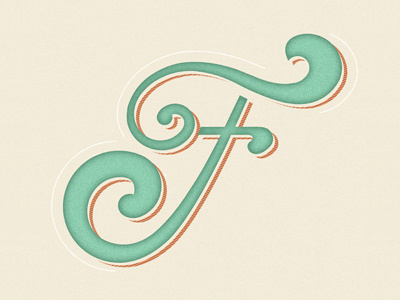 F design lettering typography