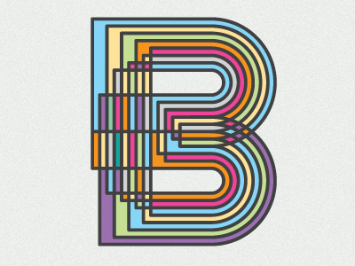 B design lettering typography
