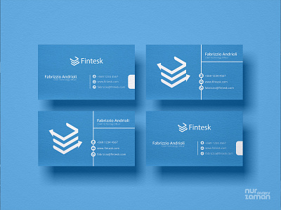 Fintesk | Modern Business Card Design